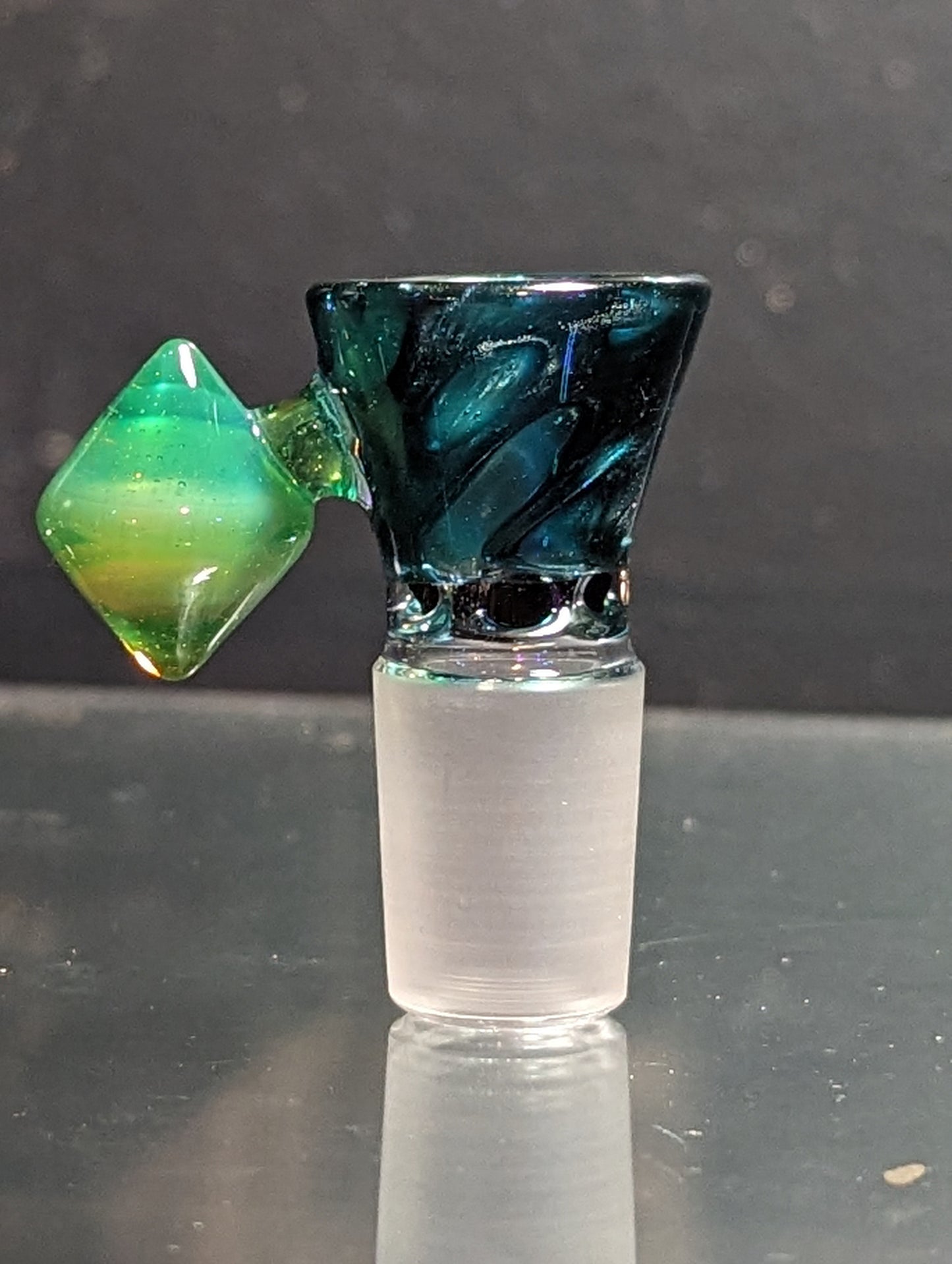 18mm 4-hole Slide In unobtanium and slyme