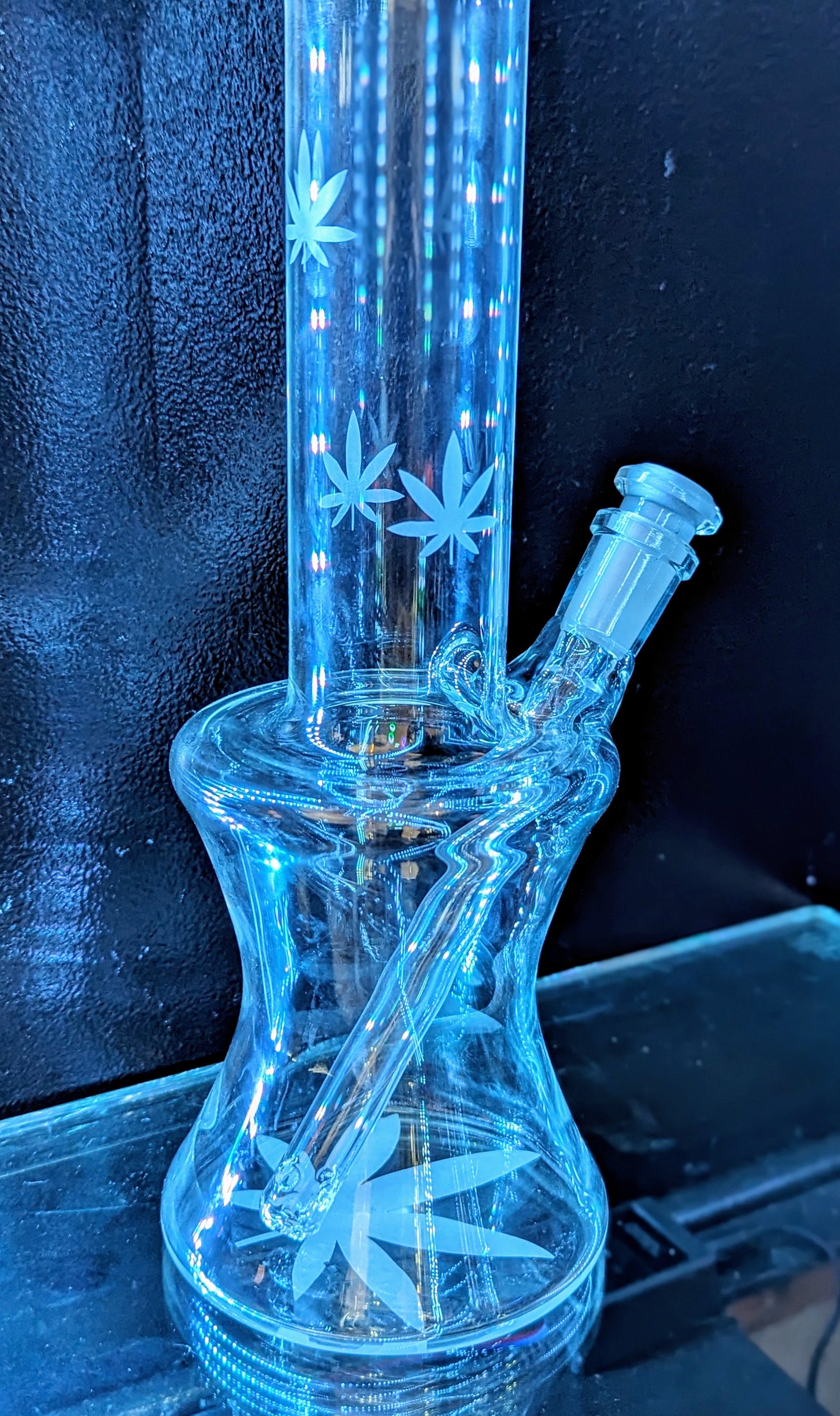 14mm Engraved Bong